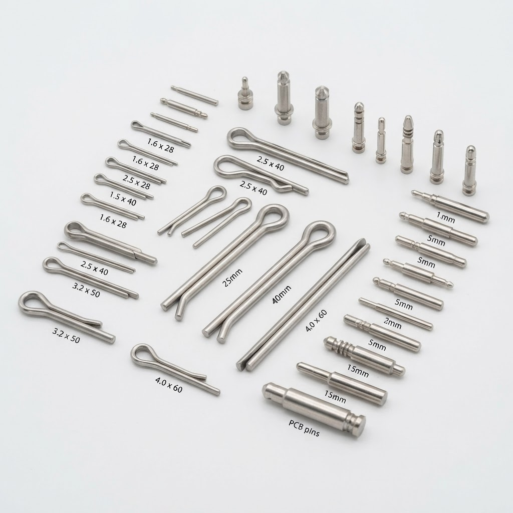 OEM high precision shaft cotter contact pins